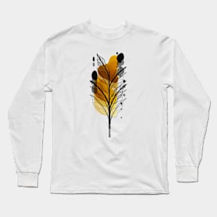 Minimalist golden design Long Sleeve T-Shirt